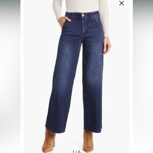 Wit & Wisdom Whitney 'Ab'Solution Skyrise Wide Leg Jeans